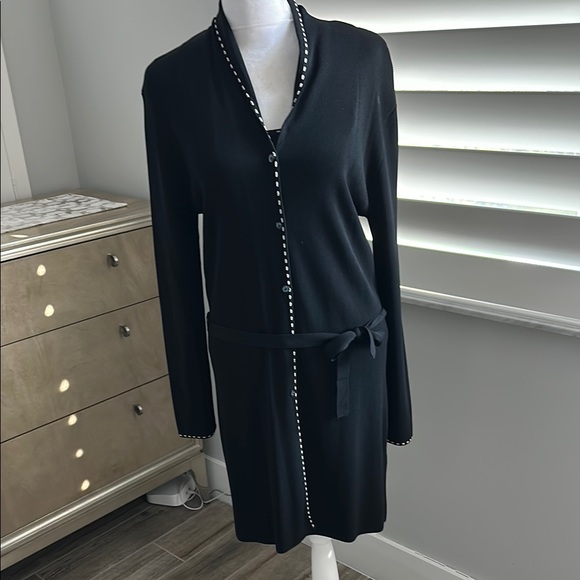 Cyrus Coat and Matching Cardigan with White Trim - Picture 1 of 8